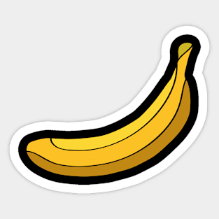 Banana - Stylized Food Sticker